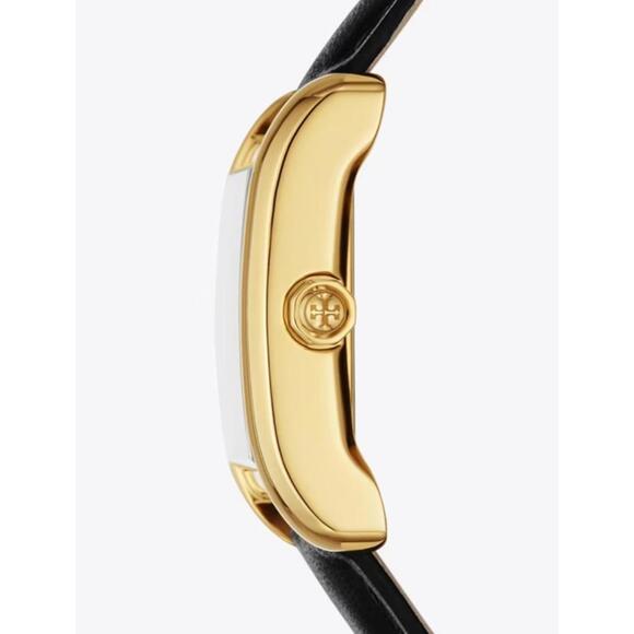Tory Burch Eleanor Womens Gold Watch, White DialDoubleTClasp main image 5